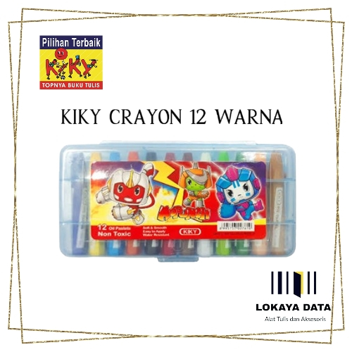 

KIKY CRAYON OIL PASTEL 12 WARNA