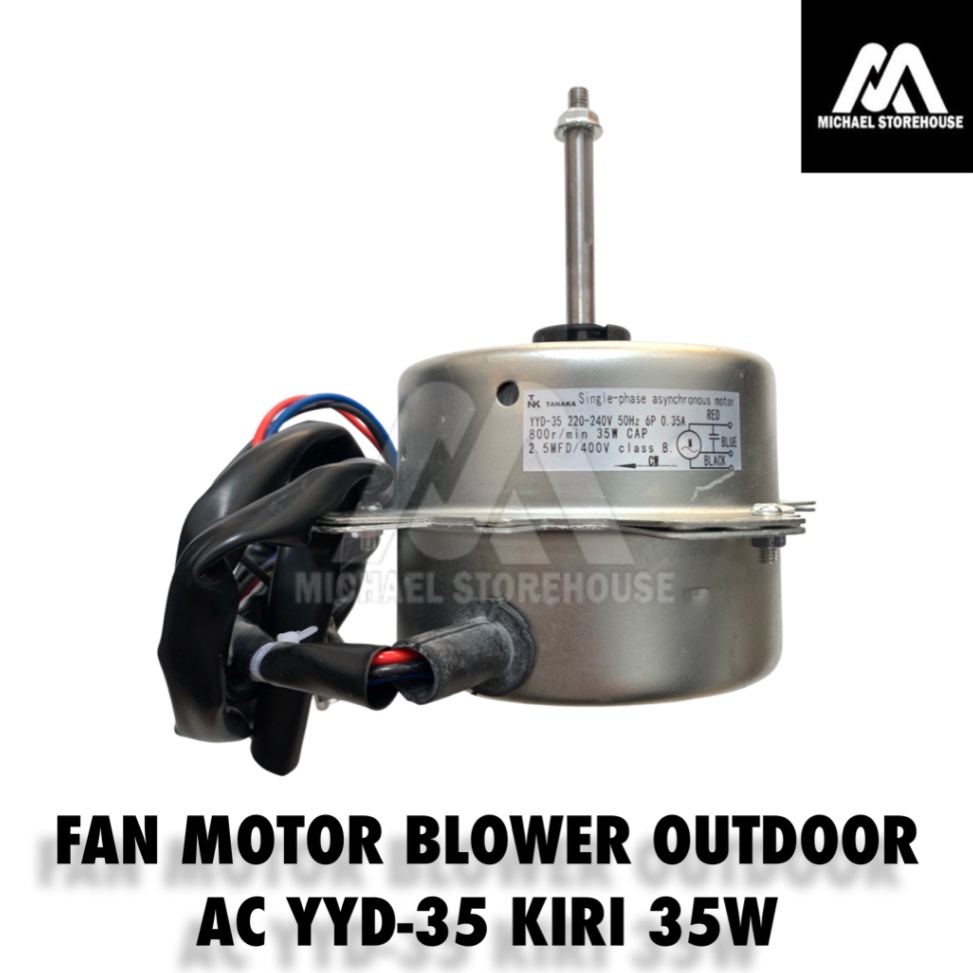 FAN MOTOR BLOWER OUTDOOR AC YYD35 KIRI 35W  YYD36 KANAN 36W j H5W2