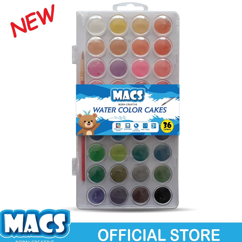 

MACS Cat Air Water Color Cakes 36 Warna v O2B7