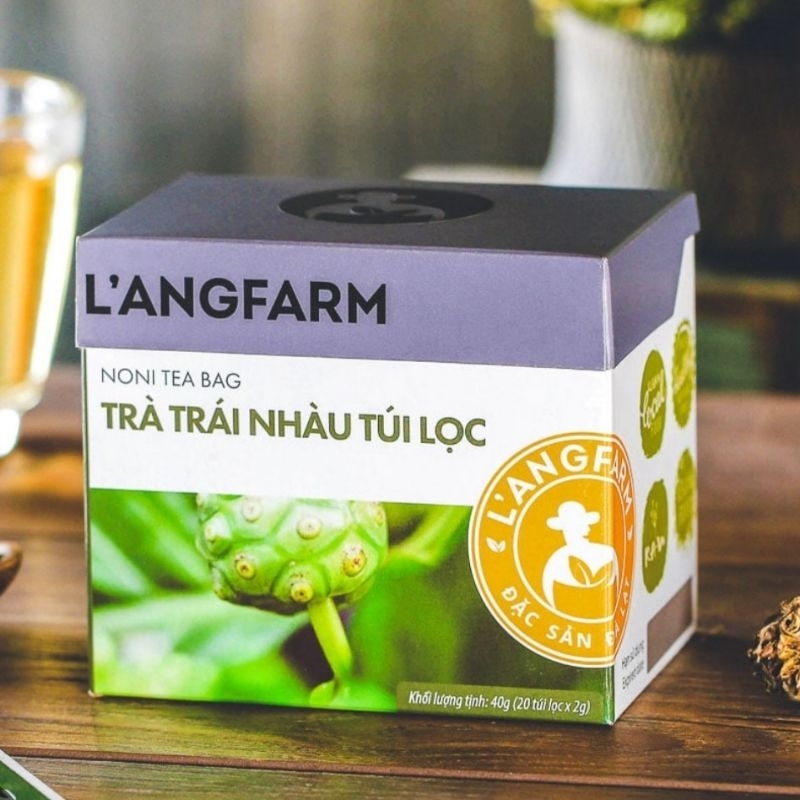 

L'angfarm Tea Dalat Vietnam Teh Noni/mengkudu, teh celup isi 20 bags