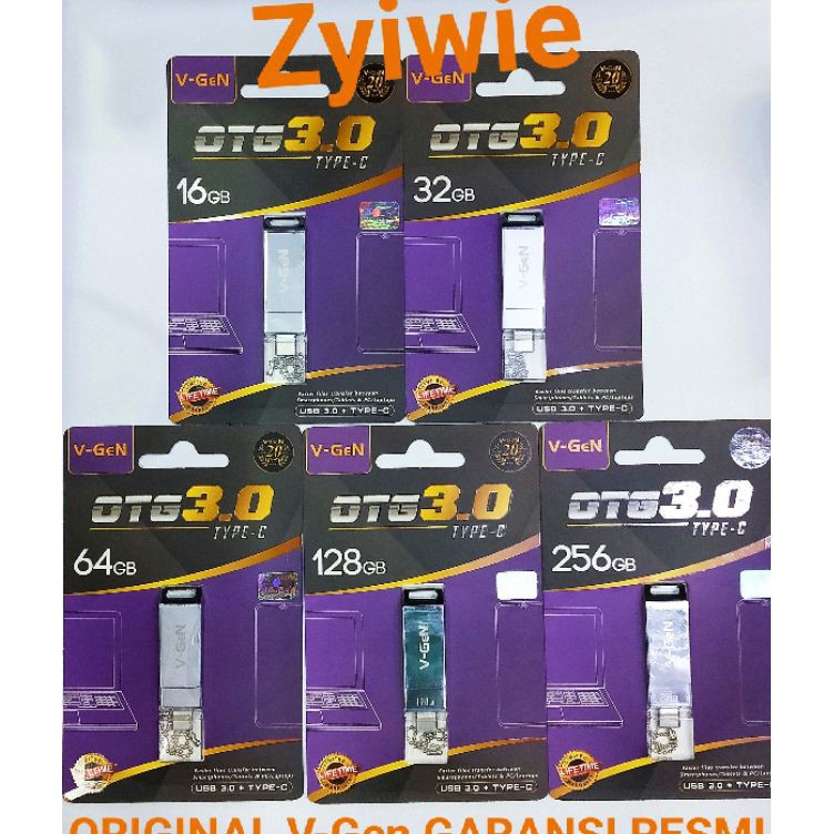 KODE G93U Flashdisk USB 3  OTG TYPEC VGEN 16GB 32GB 64GB 128GB 256GB  USB OTG Type C Flashdisk Vgen