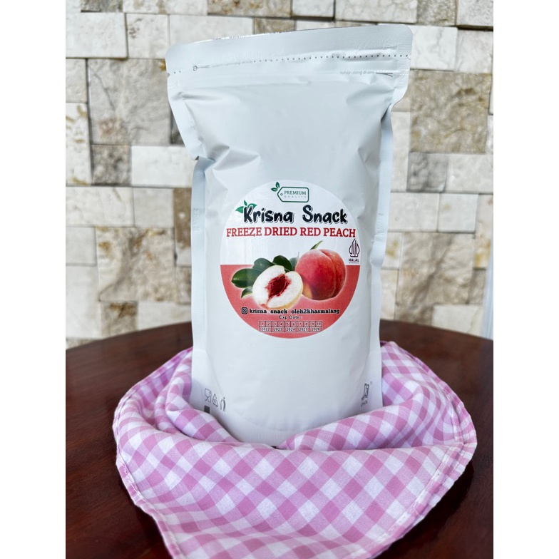 

READY GAN KERIPIK BUAH PERSIK MERAH FREEZE DRIED RED PEACH