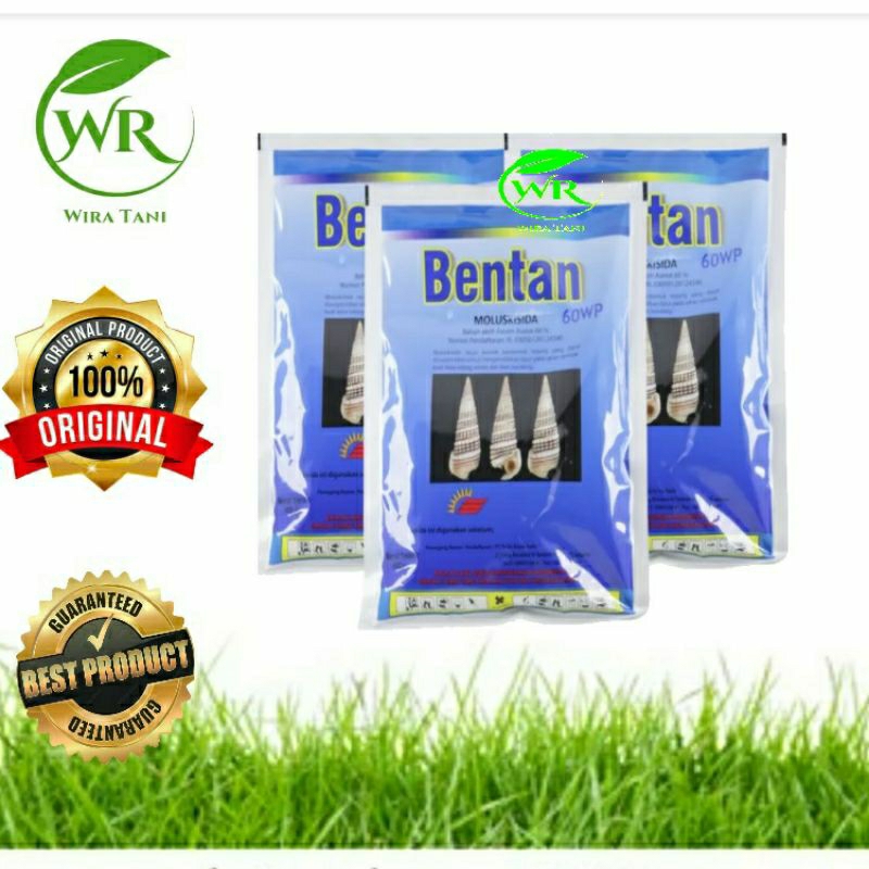 Bentan 60WP 100 gram Moluskisida obat pertanian racun keong 100% Original
