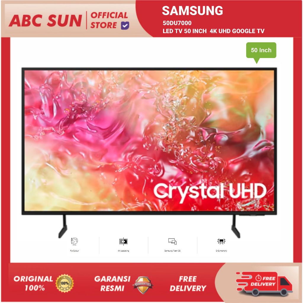 Samsung 50du7000 Led Tv 50 Inch Uhd 4k Smart Tv Digital