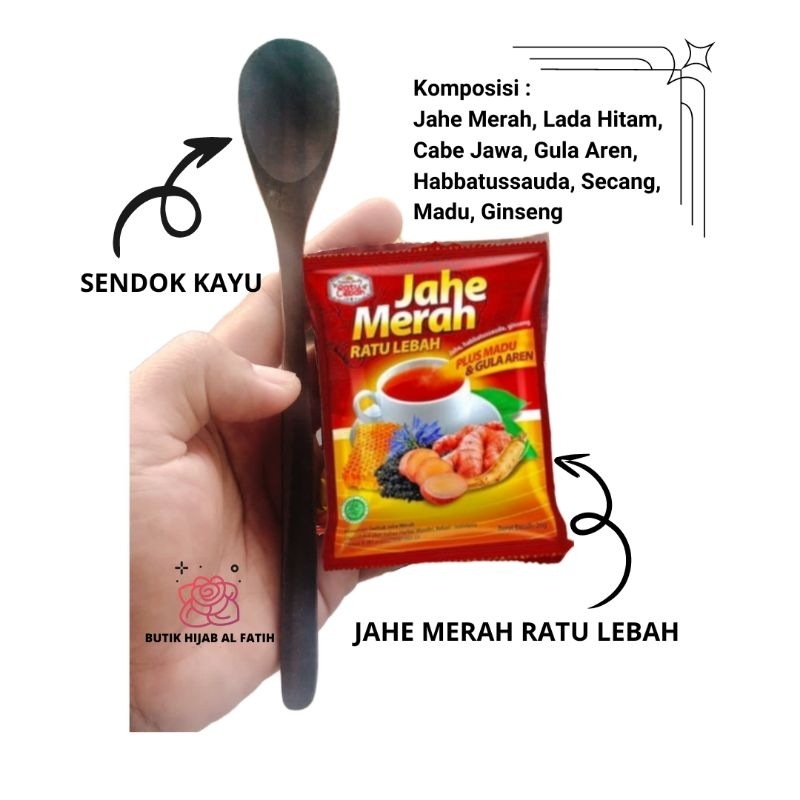 

Jahe Merah Ratu Lebah & Sendok Kayu