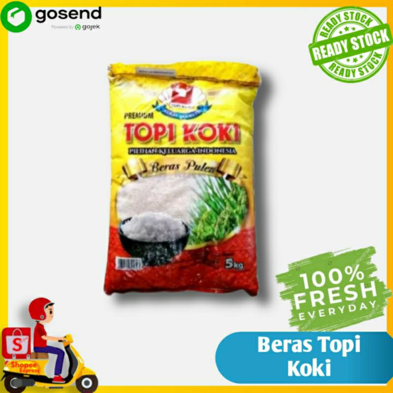 

Beras Topi Koki 5 kg - Sayur Segar -Tukang Sayur Palembang