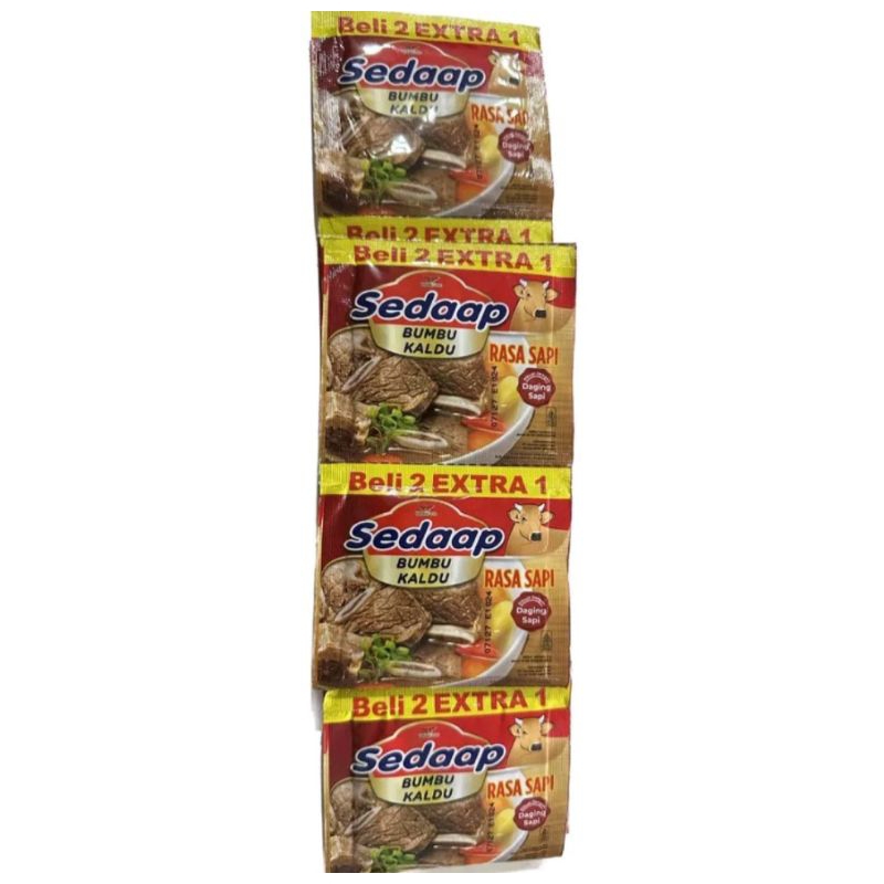 

SEDAP bumbu penyedap rasa Ayam/Sapi 9gr | 1Renceng 18 Pcs