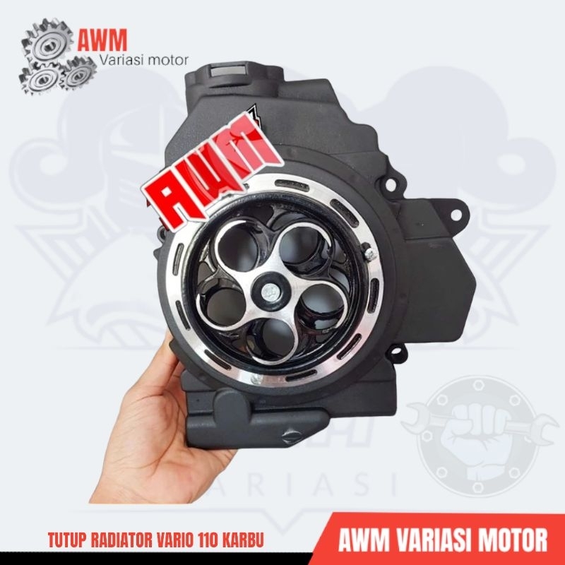 Tutup Radiator Vario 110 Karbu Cover Radiator Vario 110 Karbu Set Spinner PNP Vario 110 Karbu 2006-2