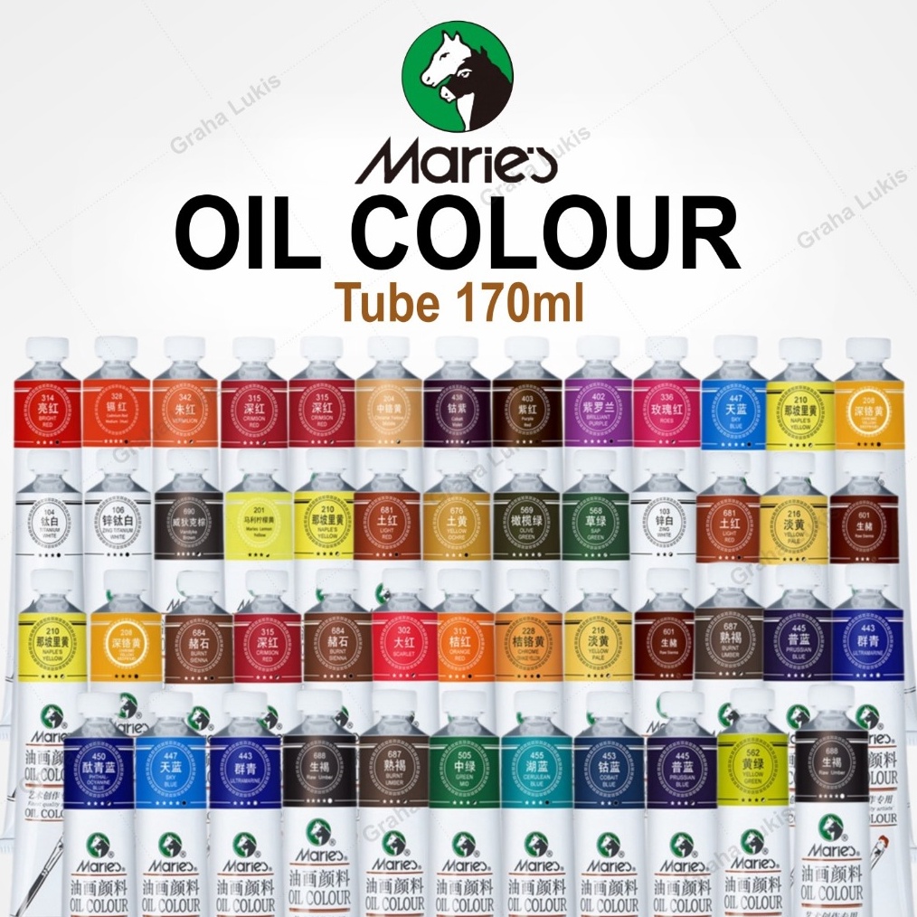 

Cat Minyak Maries 17ml Maries Oil Paint 17ml m J4E3