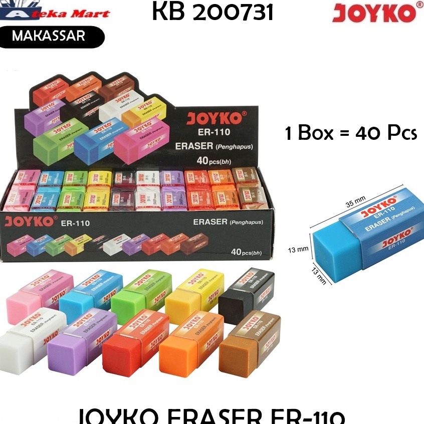 

BOX4PCS JOYKO ERASER ER11 PENGHAPUS l A5Z6