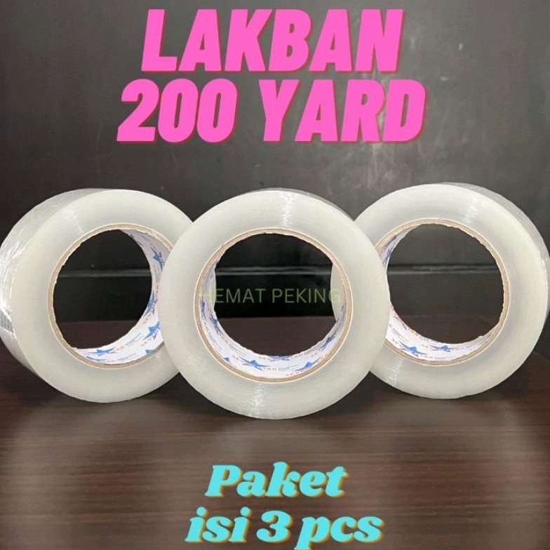

EKSKLUSIF Lakban 2 Yard Isi 3 Pcs Paket WOW GENDUT Jumbo