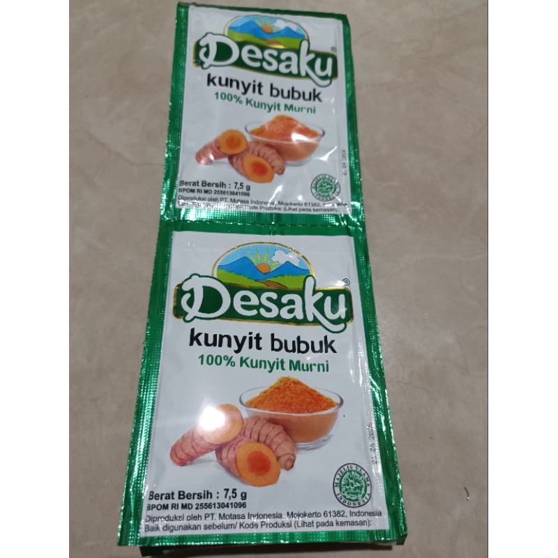 

DESAKU KUNYIT BUBUK 7,5G ISI 12 SACHET