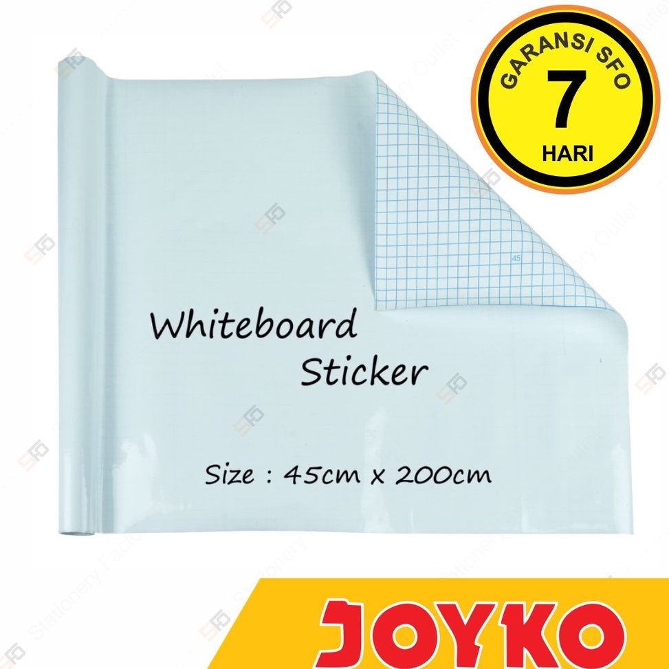 

Stiker Papan Tulis Joyko 45 x 2 cm Whiteboard Sticker WBSK15 SFO Semarang Official t X7L4