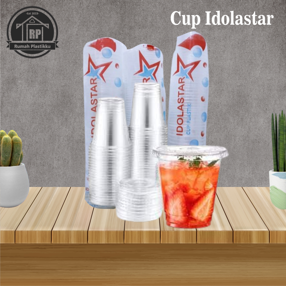 Gelas Plastik Cup Merk Idola Star