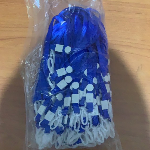 

1pak Tali ID Card Kait Plastik Nylon 1CM o Y4H8