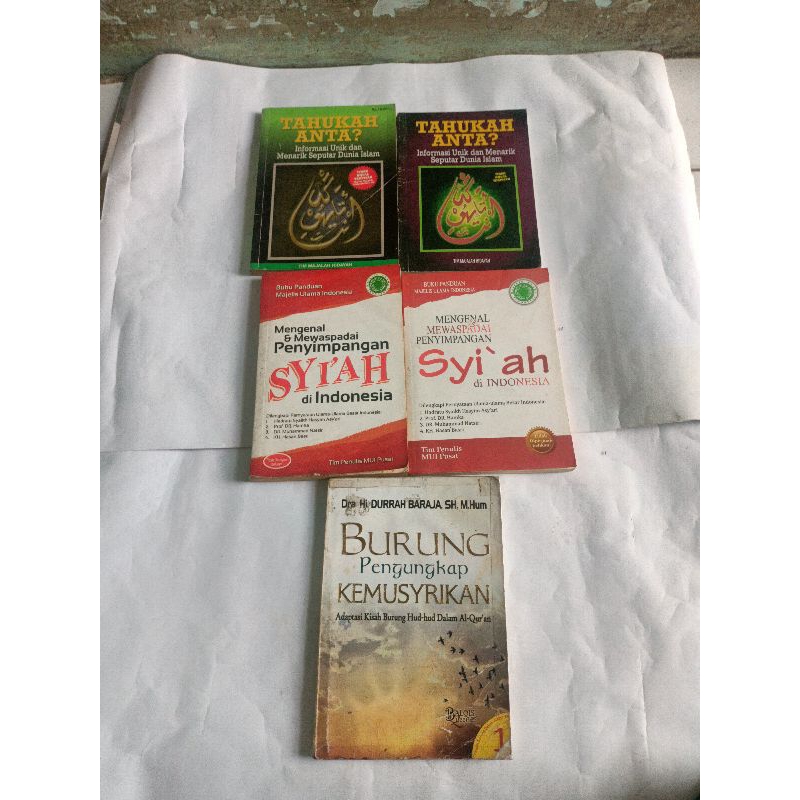 TAHUKAH ANTA, SYIAH, BURUNG PENGUNGKAP KEMUSYRIKAN