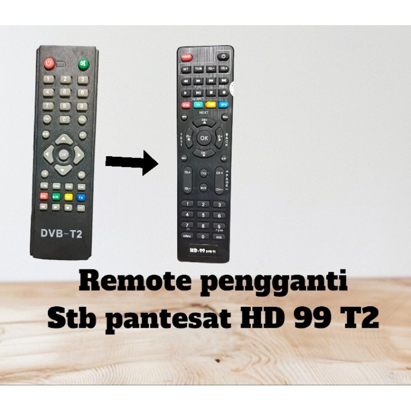 RK Remote stb pantesat/Remote stb Taffware Hd-99T2