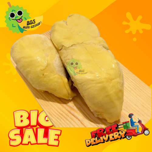 Durian Montong kupas 1/2kg Premium Sulawesi