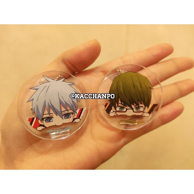 Gashapon HamuHamu Clip Kuroko Tetsuya Midorima Shintaro KNB Kuroko No Basket Basuke Sling Swing Offi