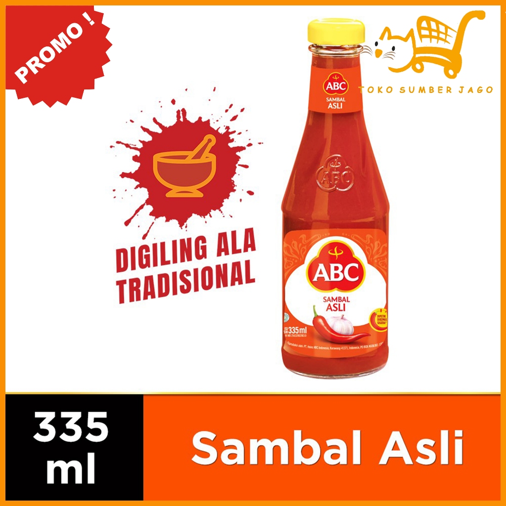 

Sambal Asli ABC 335ml // ABC Sambal Extra Pedas 335ml