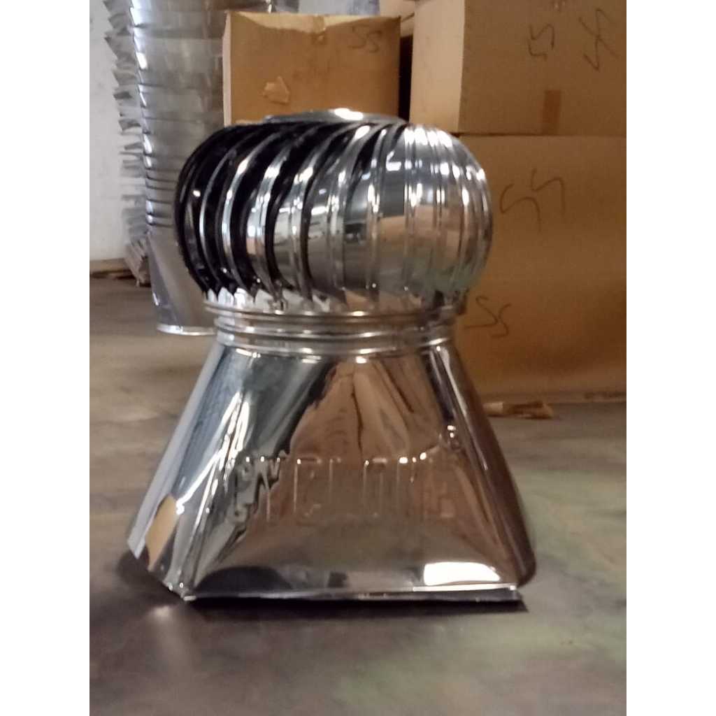 turbin ventilator 24 inch stainless. promo harga lama
