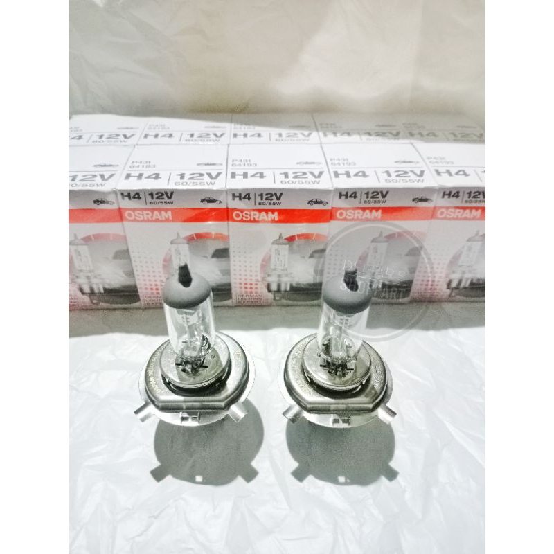 Lampu Bohlam Depan Head Lamp Xenia Avanza Terios Rush Grandmax Luxio Ayla Agya H4 12V 60/55W P43t Os