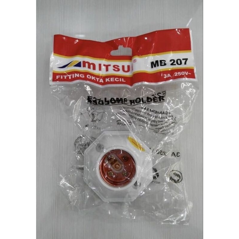 * Mitsui MB 207 Fitting Plafon Okta Kecil -Duduk Octa Terminal Kuningan