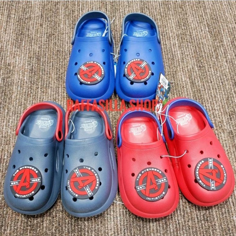 Zandilac Sandal Anak Marvel Avengers Anak Laki-Laki Cowok Baim