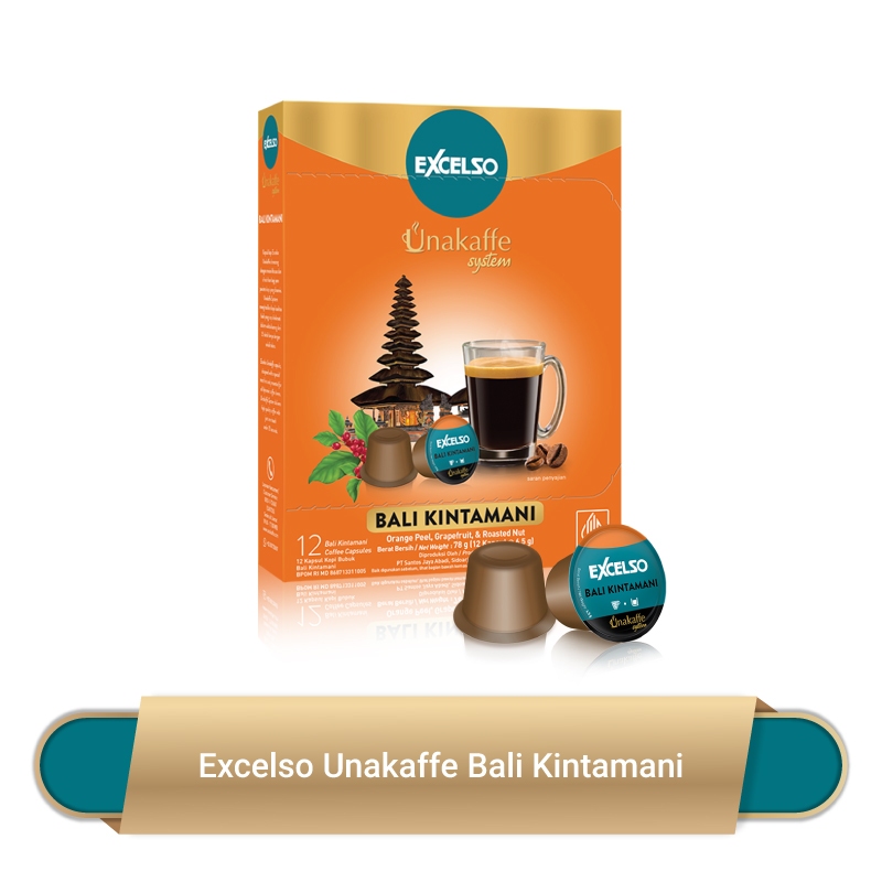 

Excelso Unakaffe Kopi Kapsul Bali Kintamani
