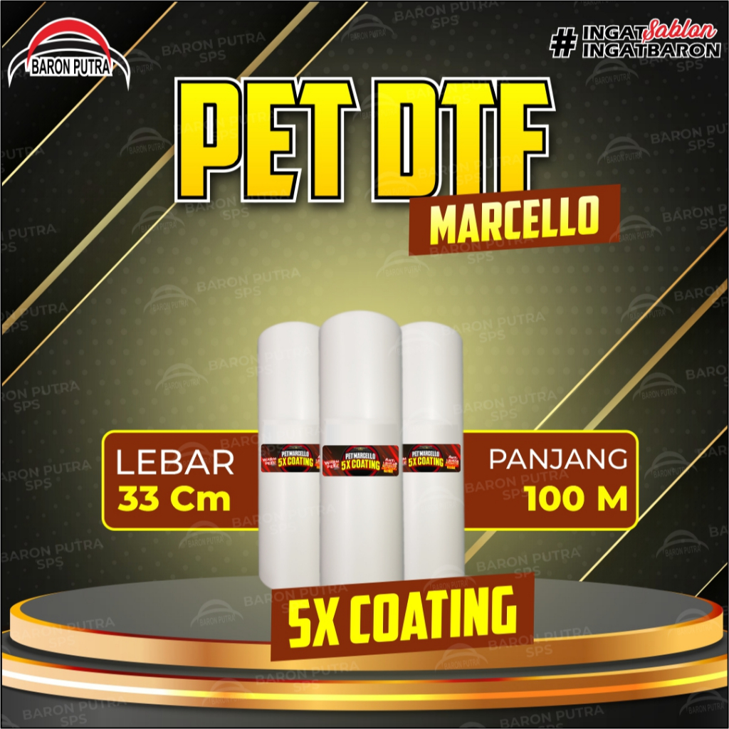 

PET FILM DTF 5 LAYER MARCELLO 33CM ROLL