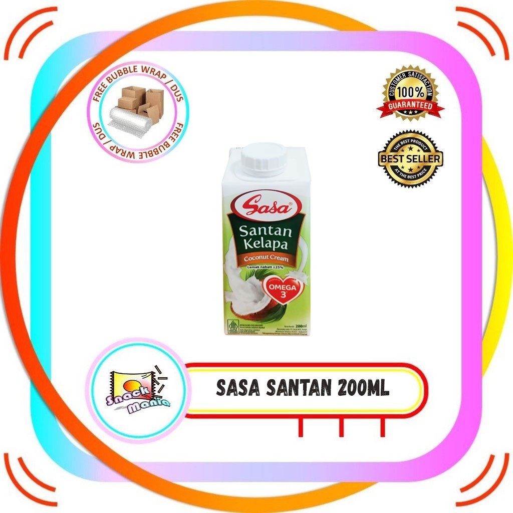 

Sasa Santan Cair Instan Siap Pakai ~ 200 ml