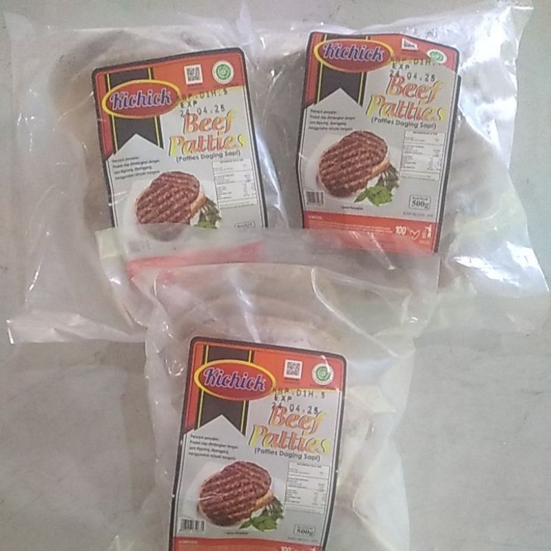 

Kichick Beef Paties 500gr