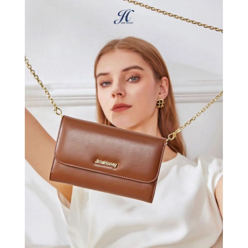 TAS JIMSHONEY SYIFA MINI BAG TAS DOMPET TAS KECIL TAS HP TALI RANTAI BISA JADI DOMPET PANJANG