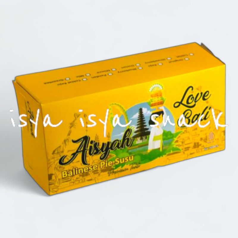 

Aisyah Balinese Pie Susu Aisyah Bali isi 9 pcs