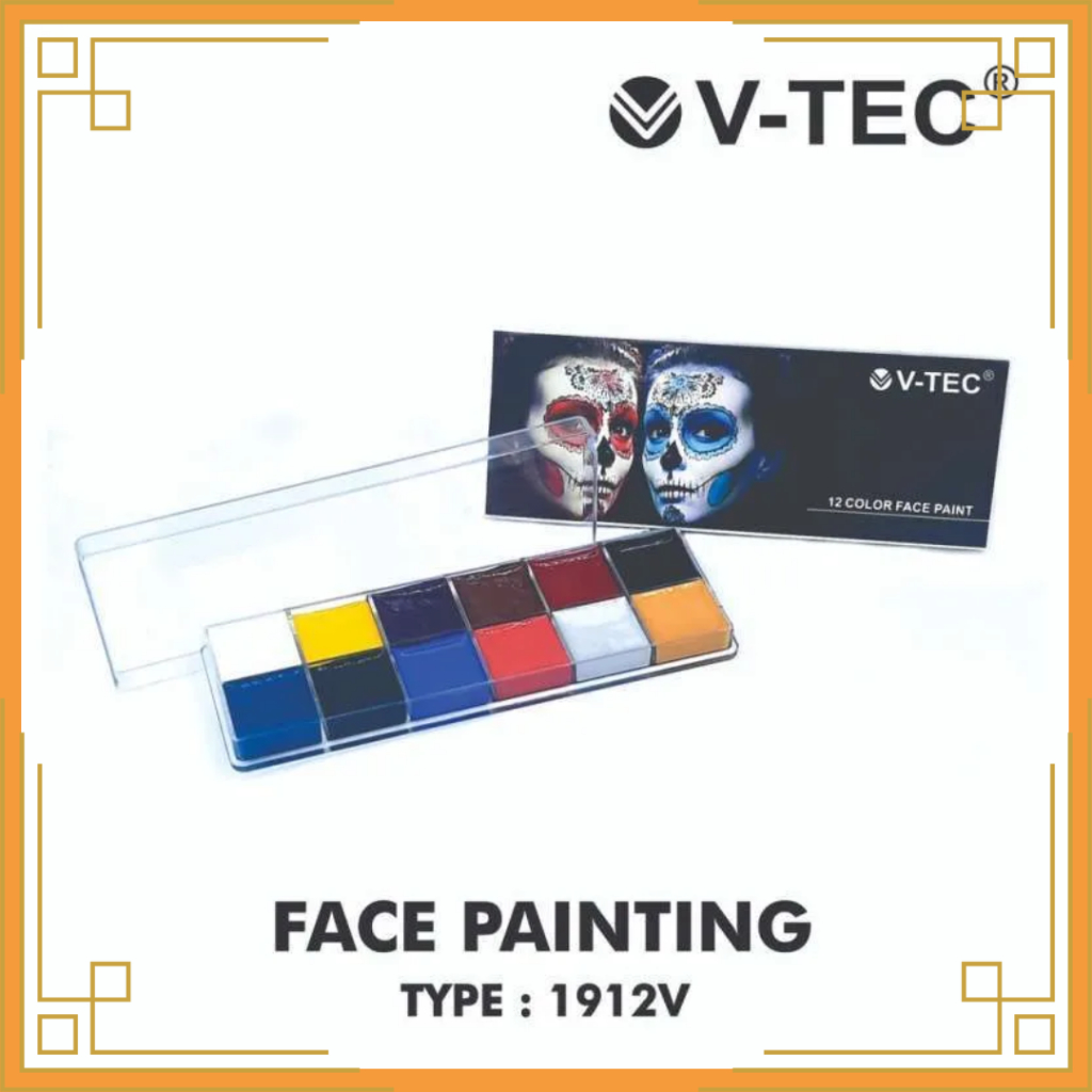 

V-TEC Face painting 12 warna kode 1912