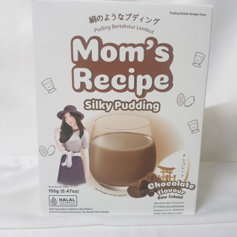 

Forisa Mom's Recipe Silky Pudding Chocolate Lychee Taro Avocado Bubble Gum Strawberry 155gr