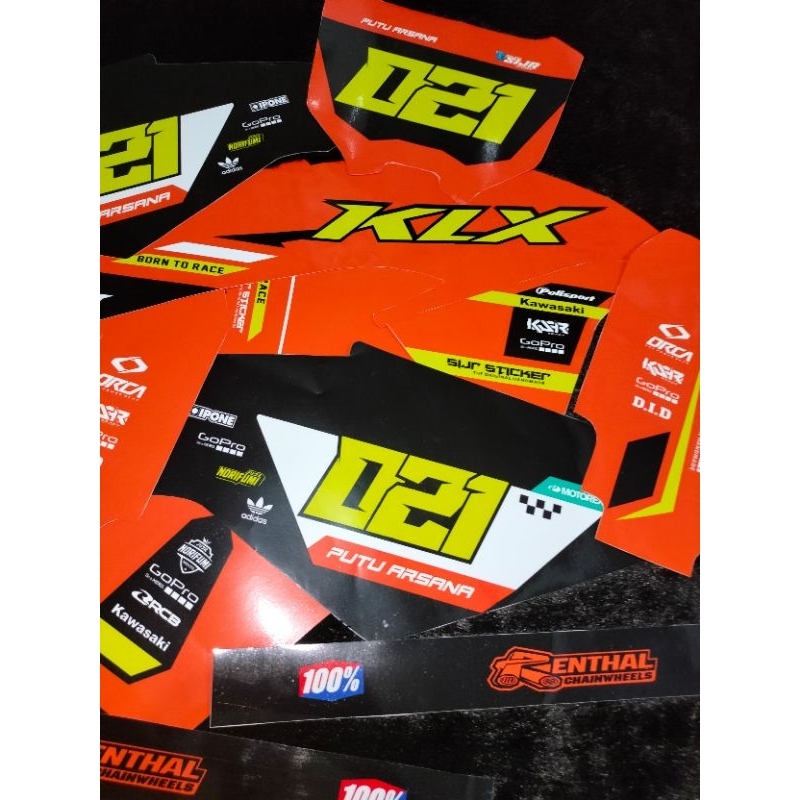 decal klx150 stiker KLX bf decal KLX BF stiker KLX terbaru