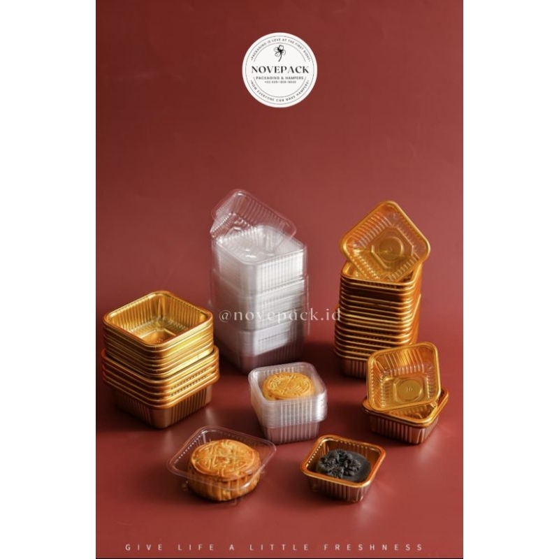 (100 PCS) BLISTER/HOLDER/WADAH/MIKA MOONCAKE