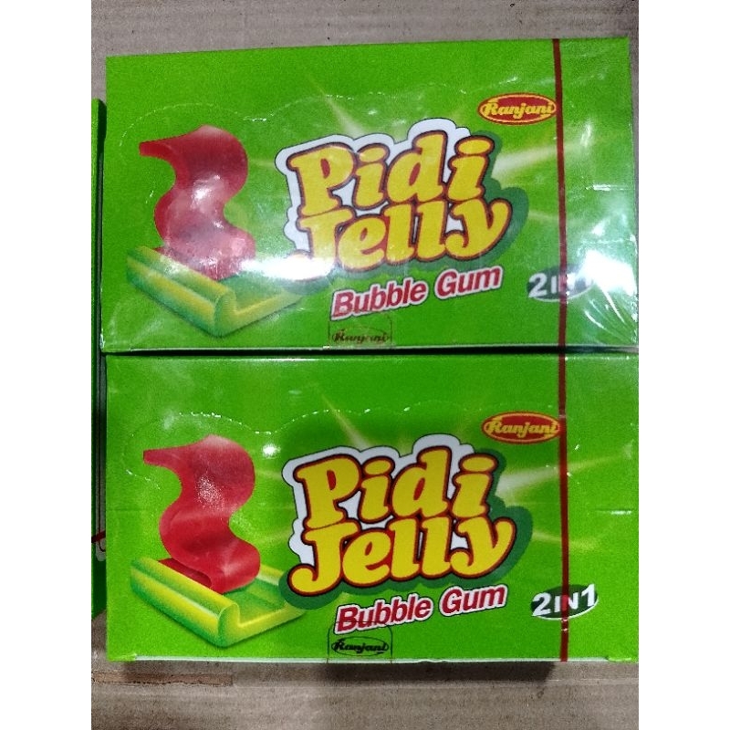 

PIDI JELLY BUBBLE GUM 2IN1 Box 30 pcs