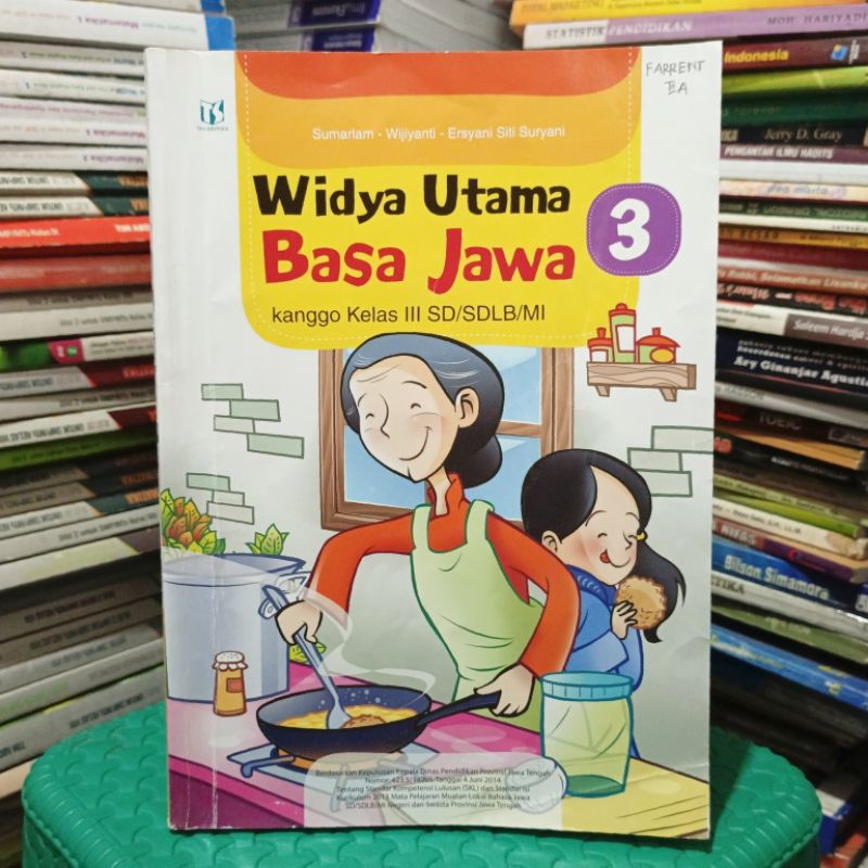 Buku Widya Wasita Utama Basa Jawa Bahasa Jawa Kelas 3 III SD SDLB MI Penerbit Tiga Serangkai Kurikul