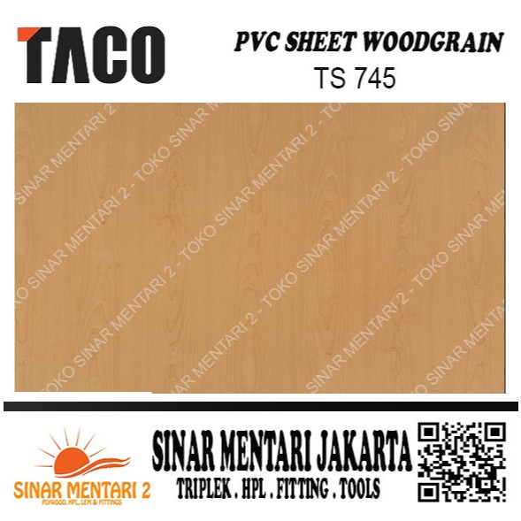 TACO SHEET PVC WOODGRAIN TS 745