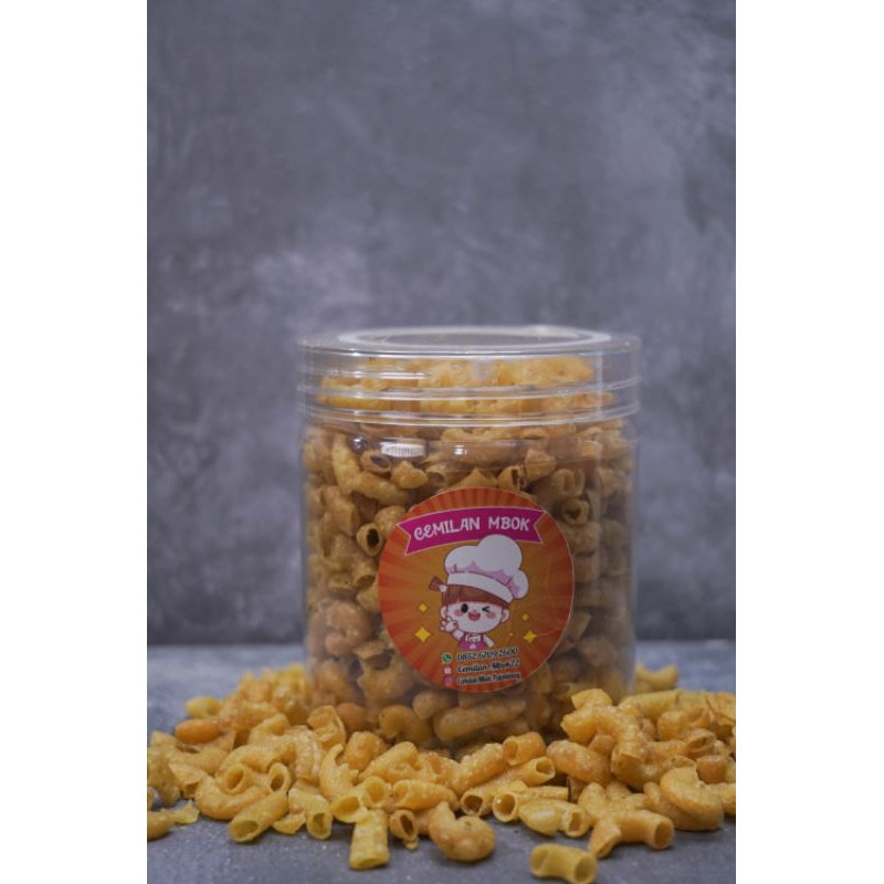 

Makaroni ORIGINAL Daun Jeruk JAR/ Cemilan Mbok Makaroni / Makaroni Renyah / Cemilan Kekinian / Makaroni Palemban