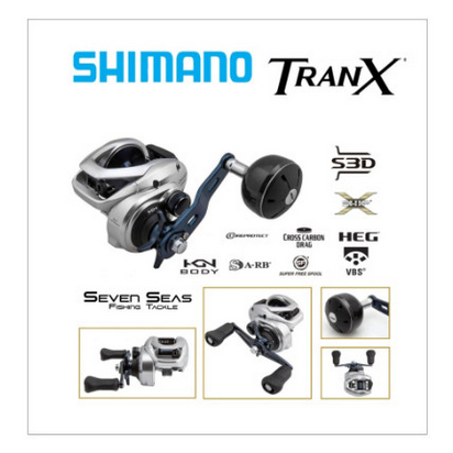 Gulungan Senar Pancing Rel Rell Shimano Tranx 200 - 401 Baitcasting OH Reel Pancing