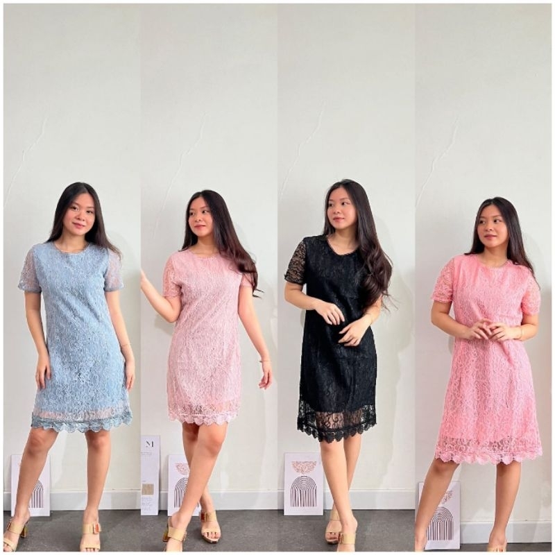DRESS PESTA KONDANGAN DRESS BRUKAT EUNBI IMLEK DRES BRIDESMAID CASUAL YULIANA AG