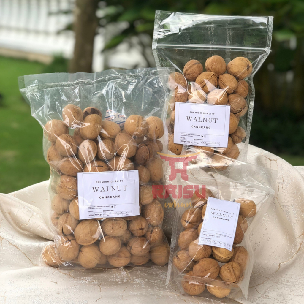 

Kacang Walnut Cangkang Rasa Original Herbal Roasted Kacang Walnut in Shell Panggang Walnut Matang Roasted