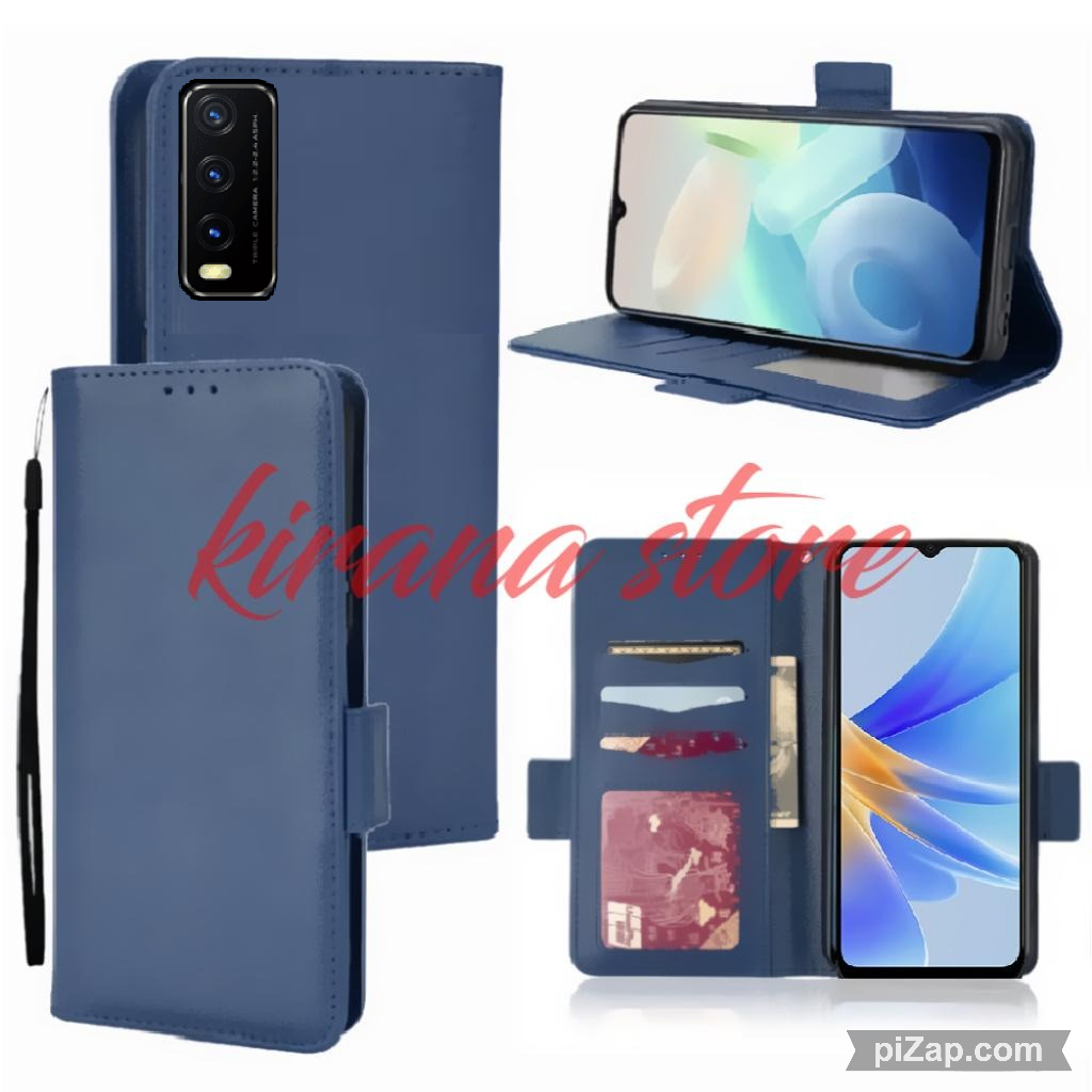 cuci gudang case hp vivo y12s vivo y20 vivo y20s vivo y20i case dompet hp flip kulit case wallet