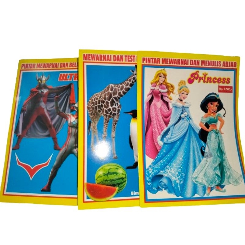 

buku mewarnai 3pcs