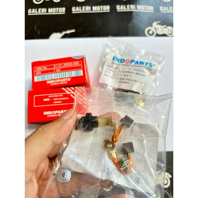 brostel shogun smash indopart Carbon Brush 31131-30D55-000 Indopart Colboster Suzuki New Shogun Smas