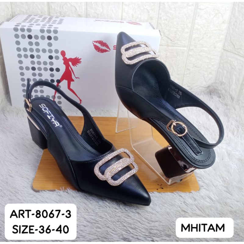 SANDAL TALI HAK IMPORT WANITA SOFIYA 8067-3
