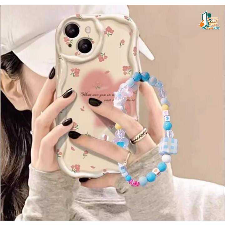 GL044 Premium Case Melting Jasmine Flowers Bracelet Softcase / Casing Hp For VIVO Y35 Y36 Y27S Y78 Y
